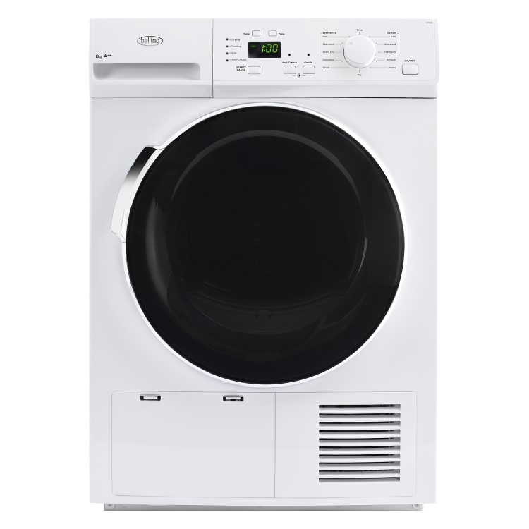 Belling FHD800 8kg Freestanding Heat Pump Tumble Dryer - White