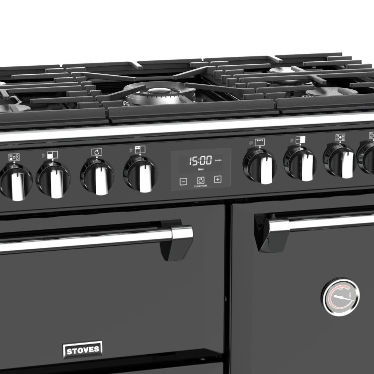 Refurbished Stoves Richmond S900DF 90cm Dual Fuel Range Cooker Black