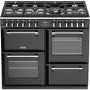 Stoves Richmond S1000DF 100cm Dual Fuel Range Cooker - Black