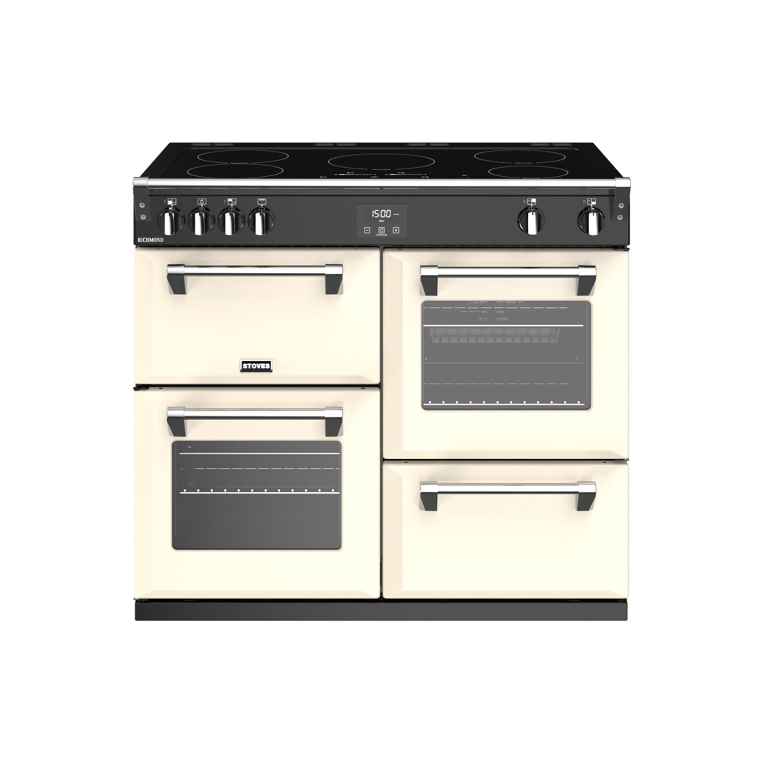 electric range cookers 100cm cream