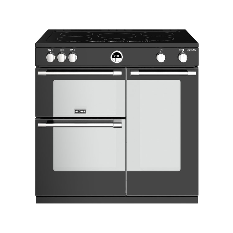 Stoves Sterling S900Ei 90cm Electric Induction Range Cooker - Black