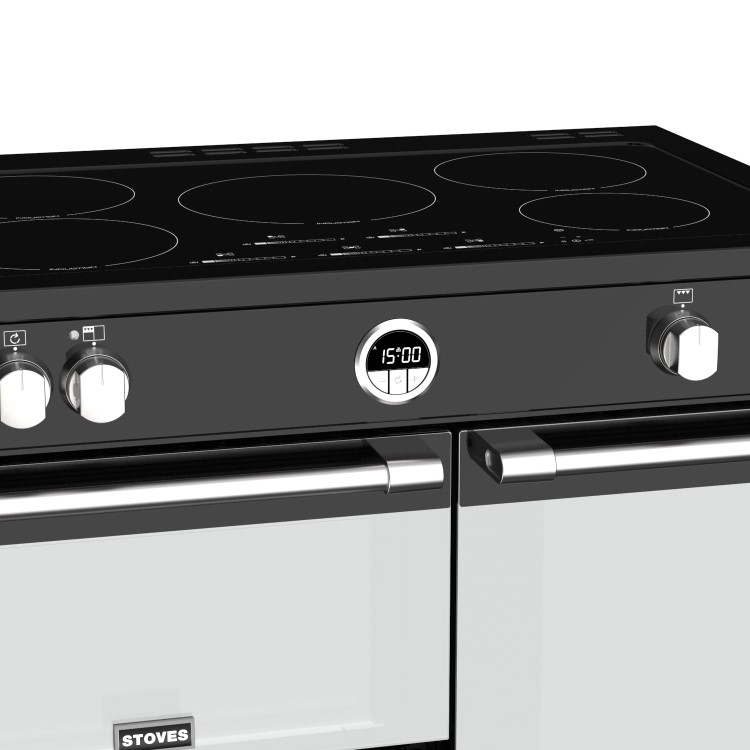 Stoves Sterling S900Ei 90cm Electric Induction Range Cooker - Black