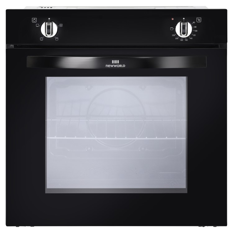 New World NW602V 73L Conventional Electric Single Oven - Black