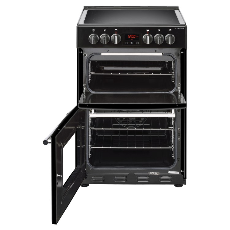 Belling Farmhouse 60cm Electric Cooker - Black