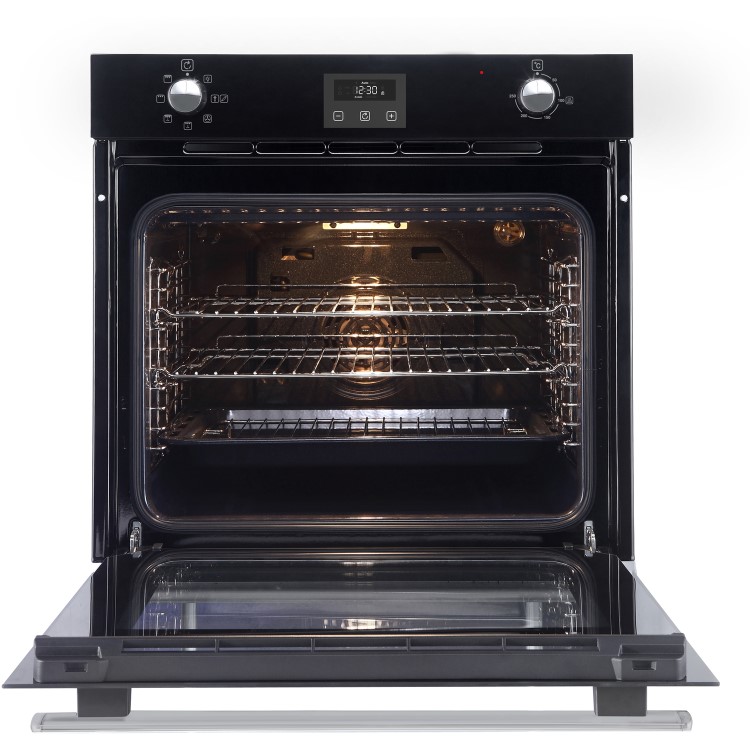 Belling BI602FP 73L Single Fan Oven with Programmable Timer - Black