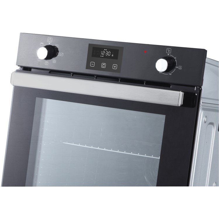 Belling BI602FP 73L Single Fan Oven with Programmable Timer - Black