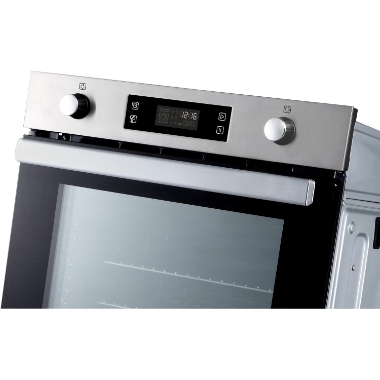 Belling 444444779 BI602MFPY 73L Built-in Multifunction Single Oven With Pyrolytic Cleaning - Stainle