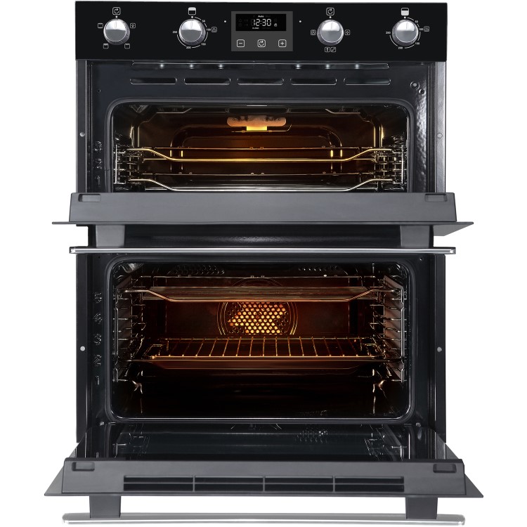 Belling Built Under Electric Double Oven - Black