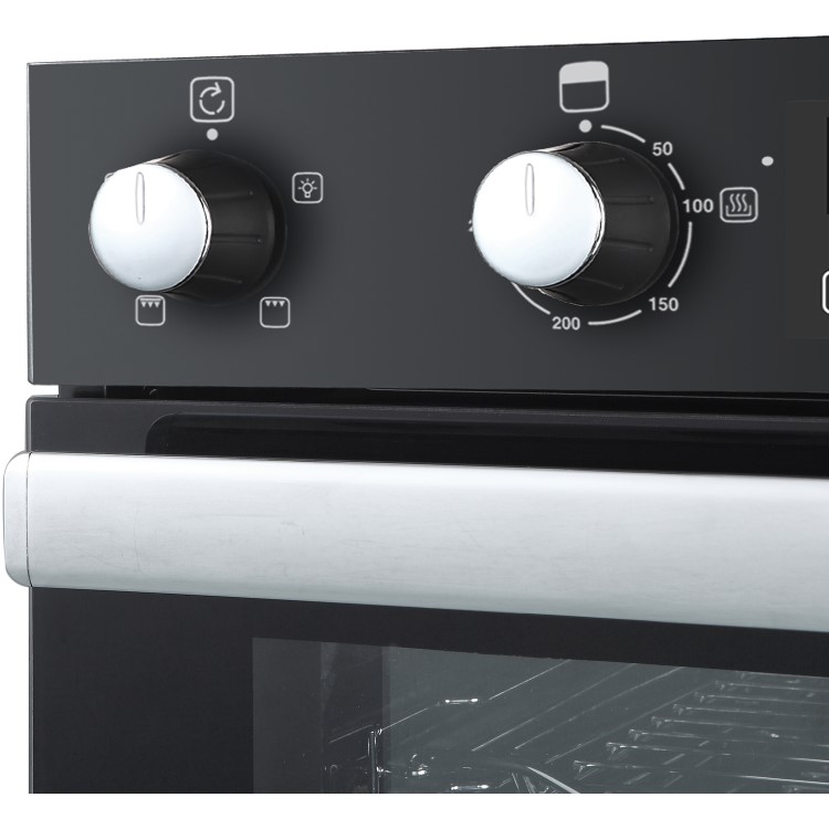 Belling Built Under Electric Double Oven - Black