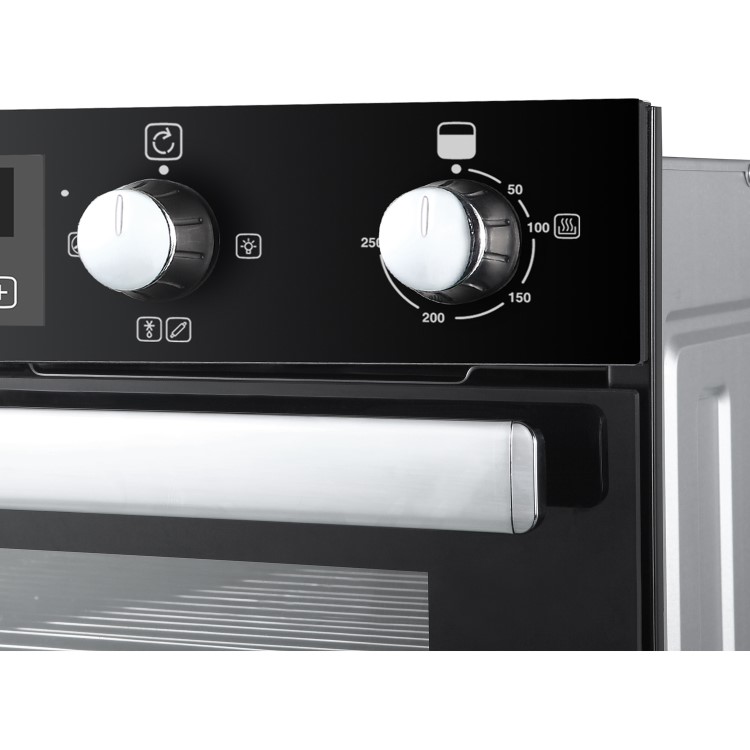 Belling Built Under Electric Double Oven - Black