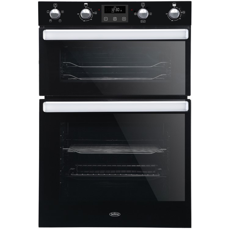 Belling Built In Electric Double Oven - Black