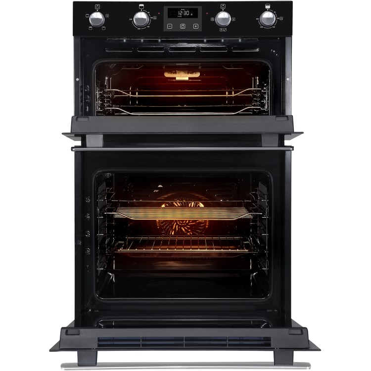 Belling Built In Electric Double Oven - Black