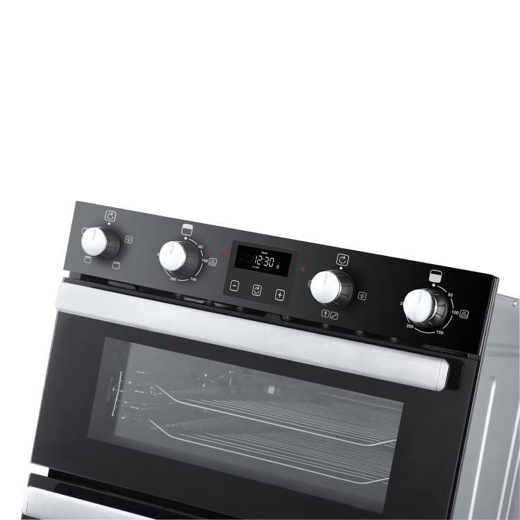 Belling Built In Electric Double Oven - Black