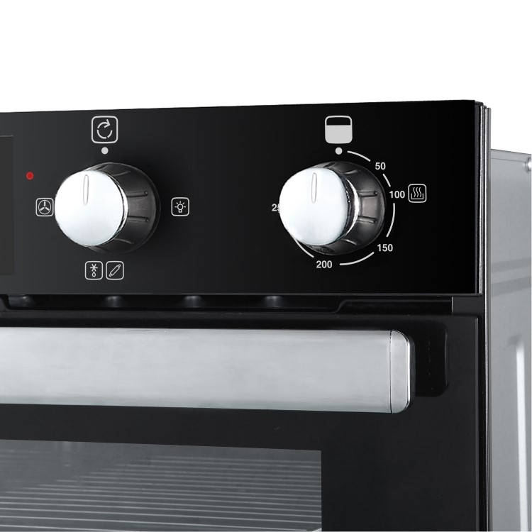 Belling Built In Electric Double Oven - Black