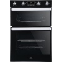 Belling BI902MFCT Built In Double Oven - Black