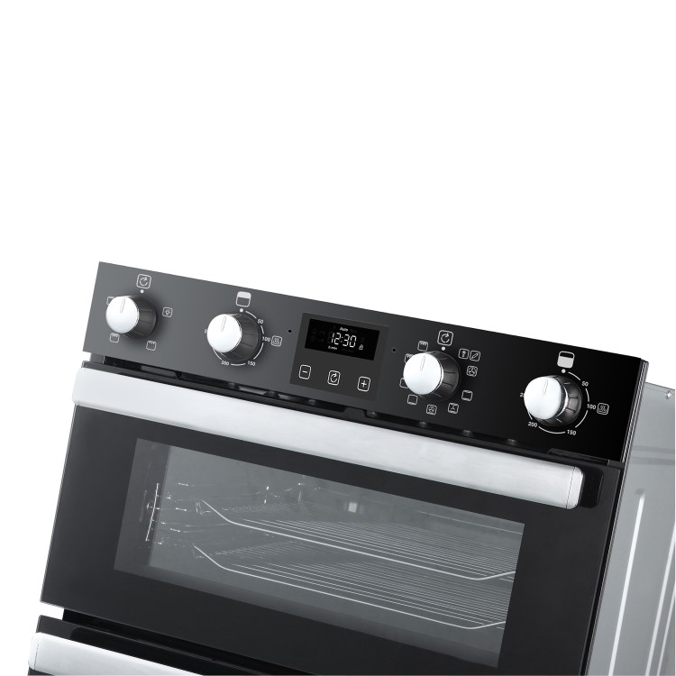 Belling BI902MFCT Built In Double Oven - Black