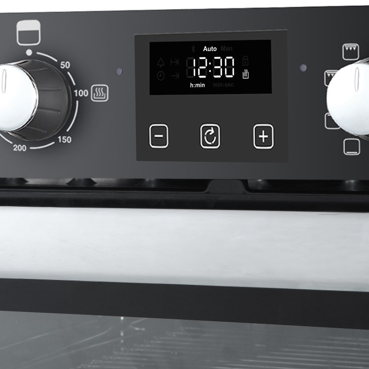 Belling BI902MFCT Built In Double Oven - Black