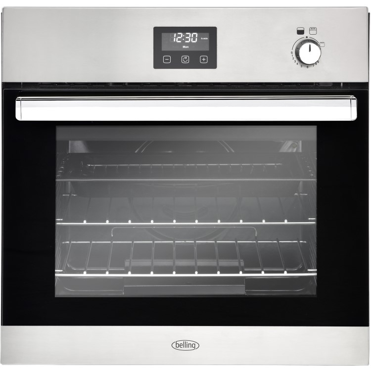 Refurbished Belling BI602G Built In 60cm Single Built In Gas Oven Stainless Steel