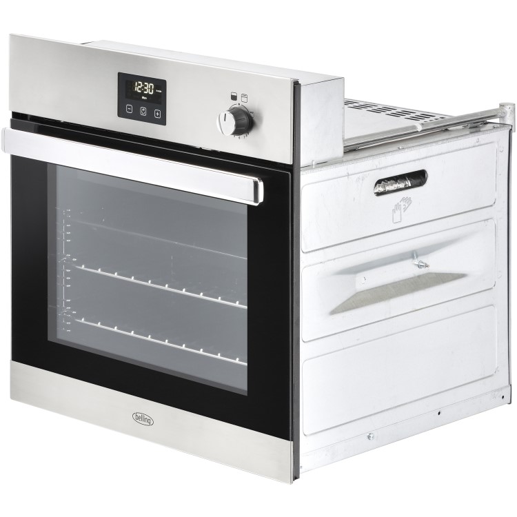 Refurbished Belling BI602G Built In 60cm Single Built In Gas Oven Stainless Steel