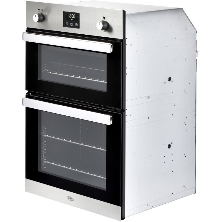 Belling Built In Gas Double Oven - Stainless Steel