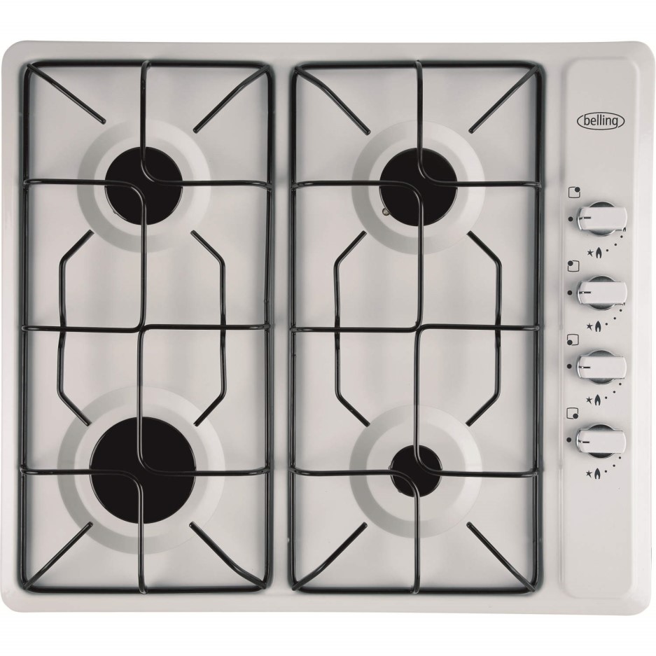 Belling GHU60GE MK2 60cm Gas Hob - White 444449472 | Appliances Direct