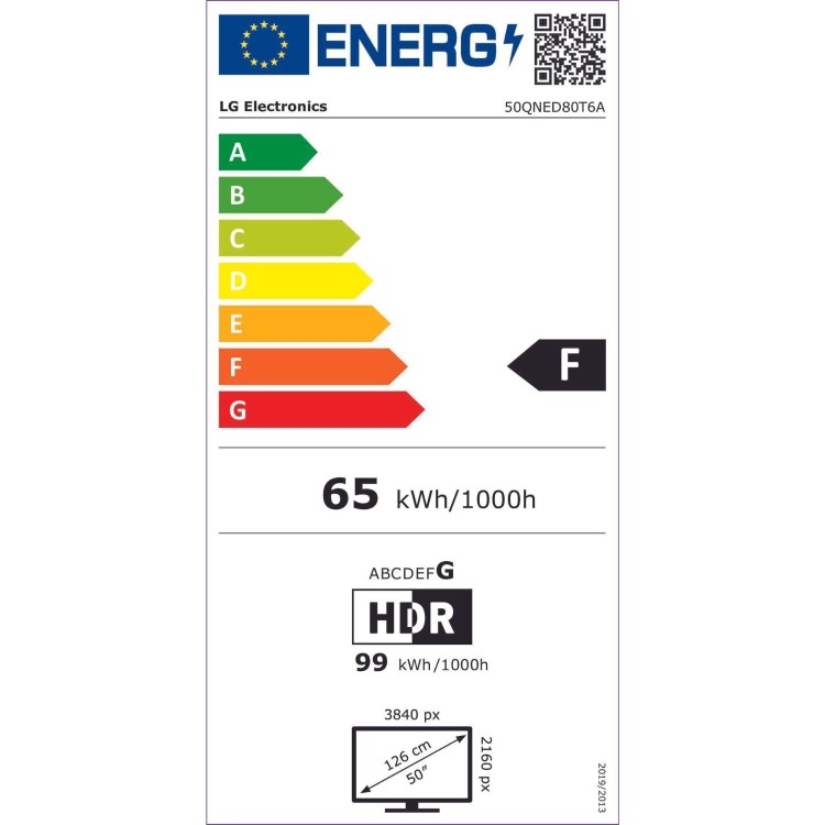 LG QNED80 50 inch Smart 4K Ultra HD LED TV