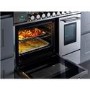 Britannia Q Line 90cm Double Oven Dual Fuel Range Cooker - Stainless Steel