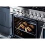 Britannia Q Line 90cm Double Oven Dual Fuel Range Cooker - Stainless Steel