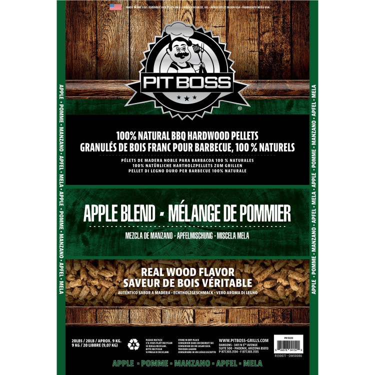 Pit Boss Apple Blend 100% all-natural Hardwood Pellets