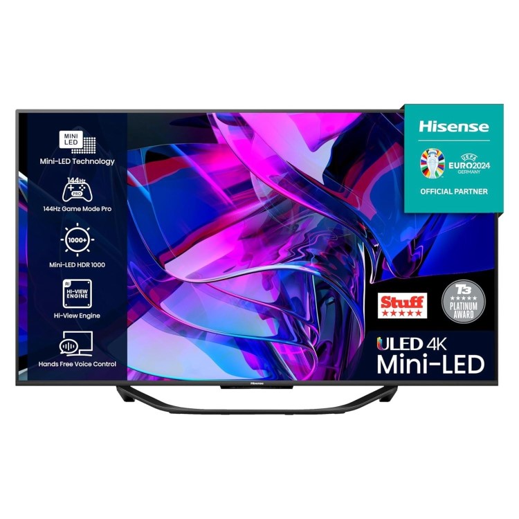 Hisense U7 55 inch 4K Ultra HD Mini LED Smart TV