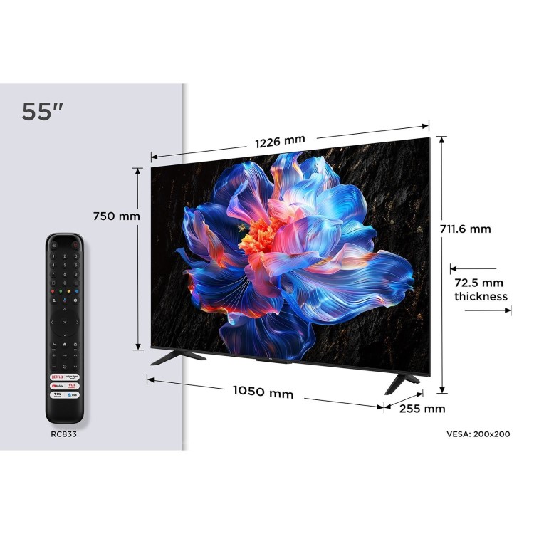 TCL V6C 55 inch 4K Ultra HD Smart Google TV