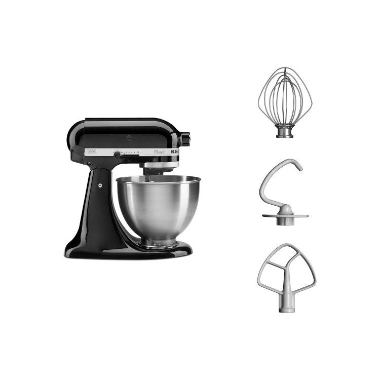 KitchenAid Classic 4.3L Stand Mixer - Onyx Black