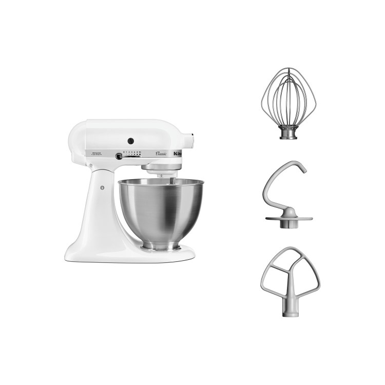 KitchenAid Classic 4.3L Stand Mixer - White