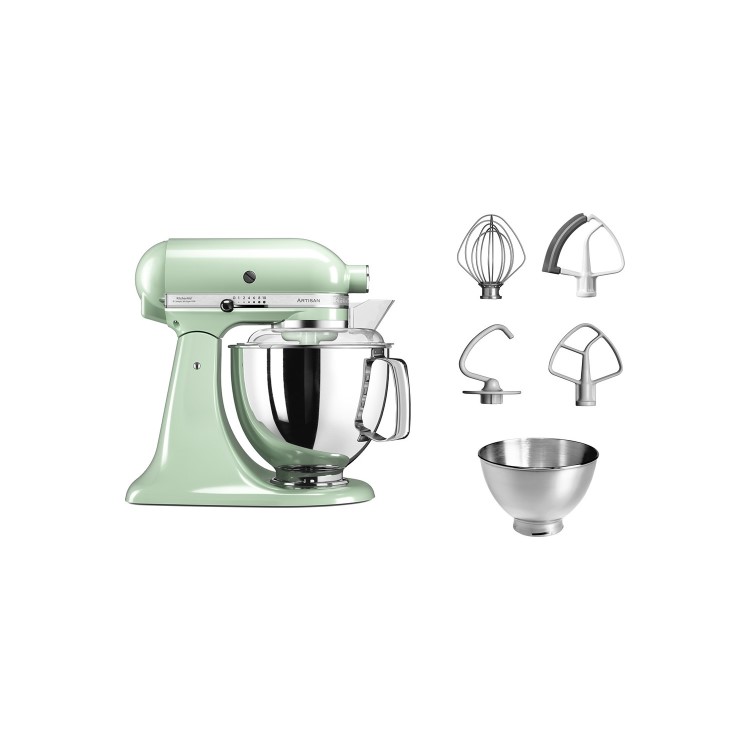 KitchenAid Artisan Stand Mixer with 4.8L & 3L Bowls in Pistachio Green