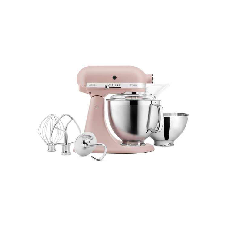 KitchenAid Artisan Stand Mixer with Two-tone 4.8L & 3L Bowls in Pink