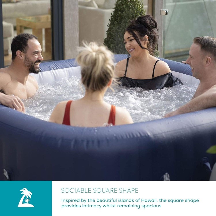 Lay-Z Spa AirJet Hawaii 6 Person Hot Tub