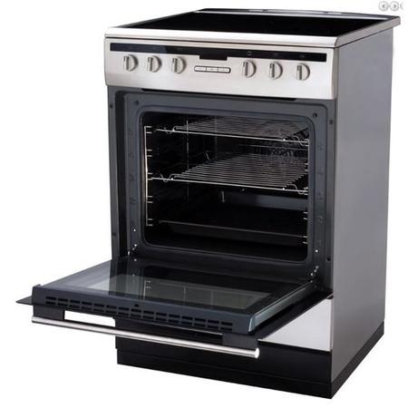 Amica 60cm Electric Cooker - Stainless Steel