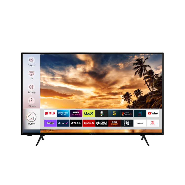 Refurbished Digihome BI23 65" 4K Ultra HD with HDR Freeview LED Smart TV 