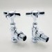 Chrome Traditional Angled Radiator Valves