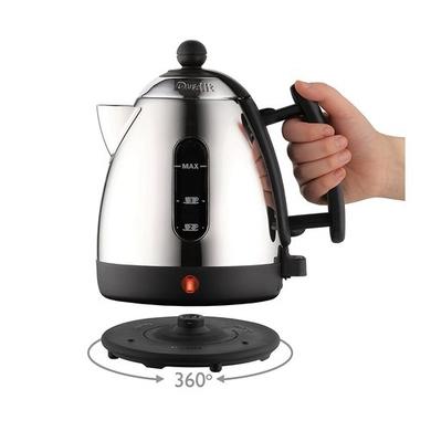 Dualit 72200 1 Litre Mini Jug Kettle - Stainless Steel & Black