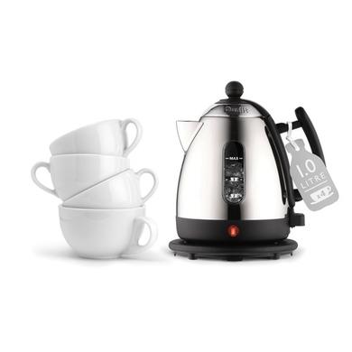 Dualit 72200 1 Litre Mini Jug Kettle - Stainless Steel & Black