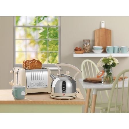 Dualit 72702 1.7lt Cream Cordless Dome Kettle With Window