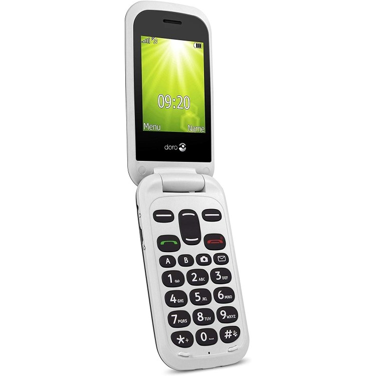 Doro 2404 Black/White 2.4" 2G Unlocked & SIM Free Mobile Phone