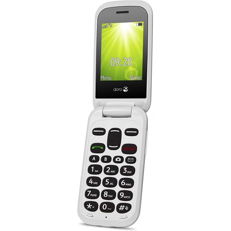 Doro 2404 Black/White 2.4" 2G Unlocked & SIM Free Mobile Phone