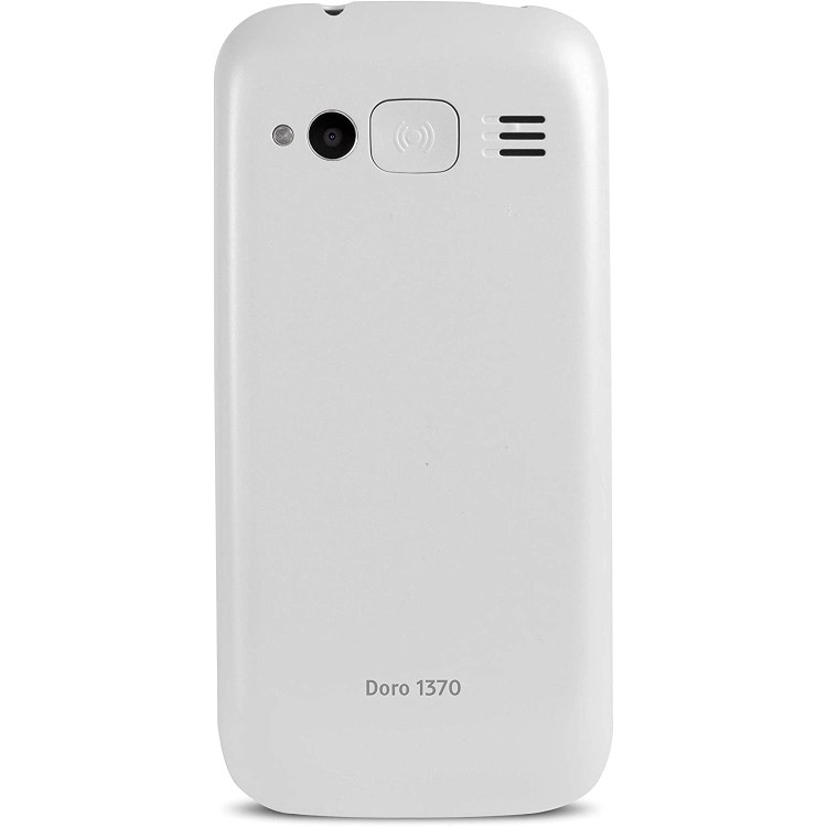 Doro 1370 White 2.4" 2G Easy-to-Use Unlocked & SIM Free Mobile Phone