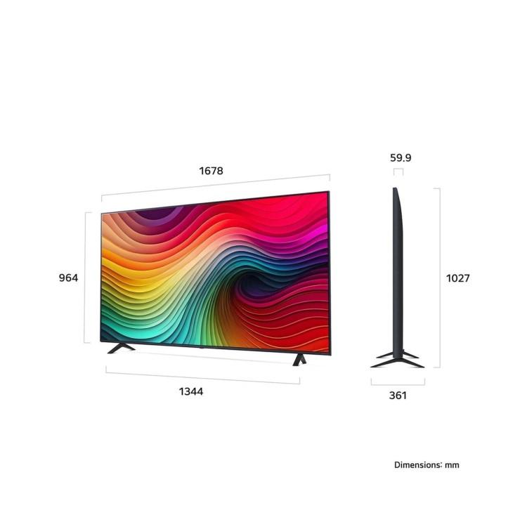 LG NANO81 75 inch Smart 4K Ultra HD NanoCell LED TV