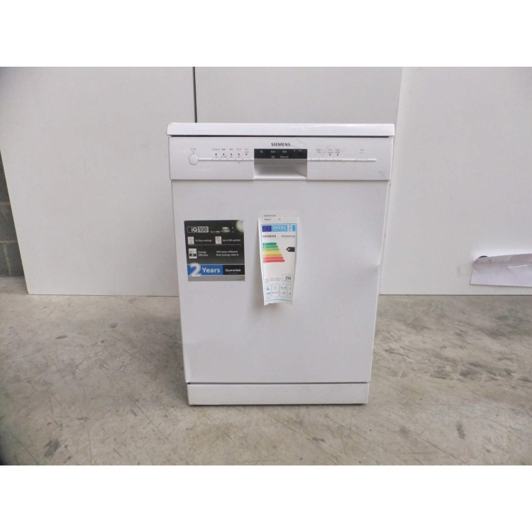 Siemens SN25M831GB iQ100 12 Place Freestanding Dishwasher - Anti-Fingerprint Stainless Steel