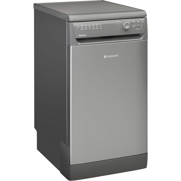 Hotpoint Aquarius SIAL11010G 10 Place Slimline Freestanding Dishwasher - Graphite