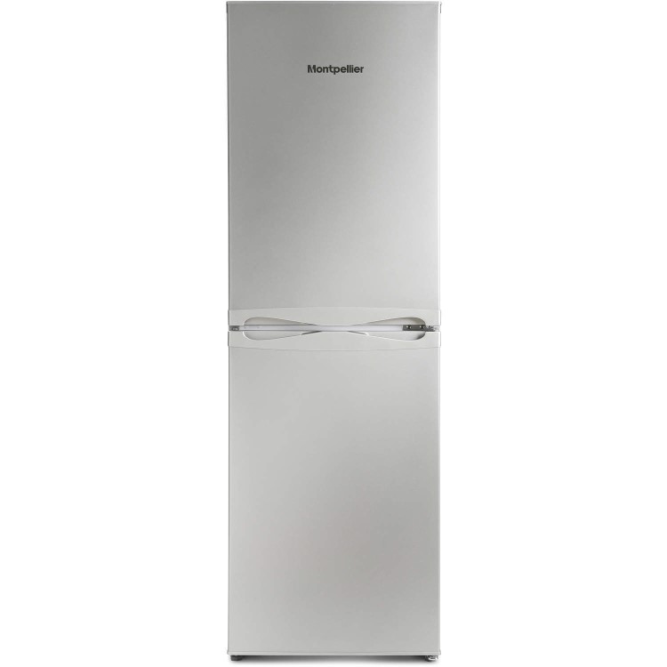 Montpellier MS148S 48cm Wide Static 50-50 Freestanding Fridge Freezer Silver