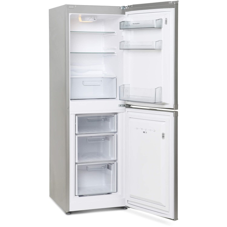 Montpellier MS148S 48cm Wide Static 50-50 Freestanding Fridge Freezer Silver